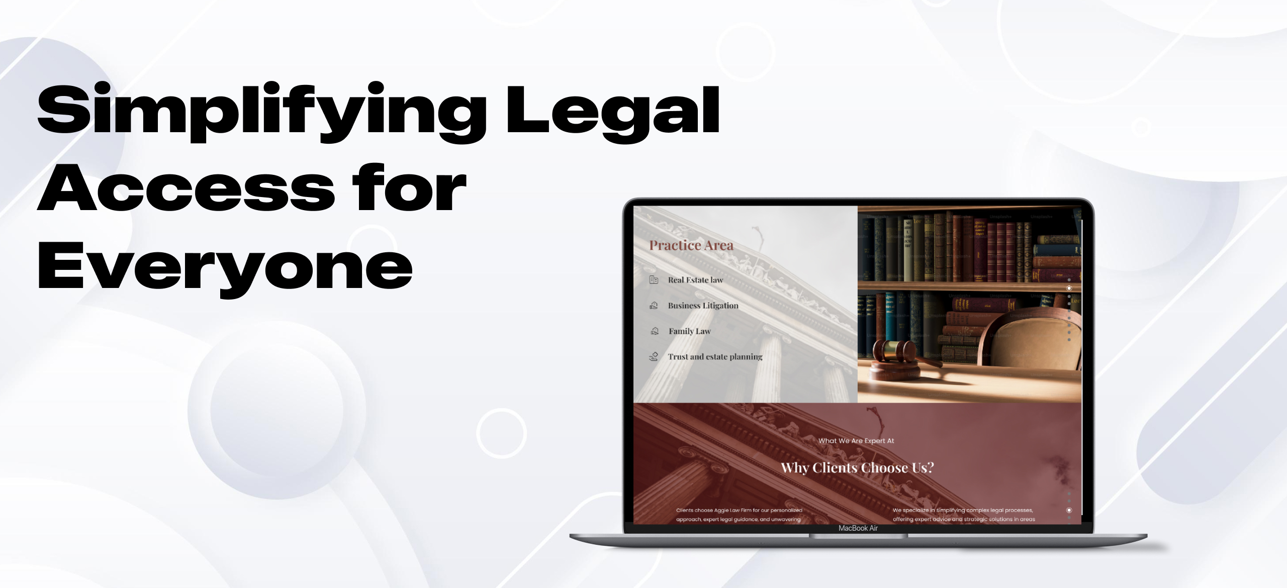 Aggie Law lawyer website development project by Hardkore Tech