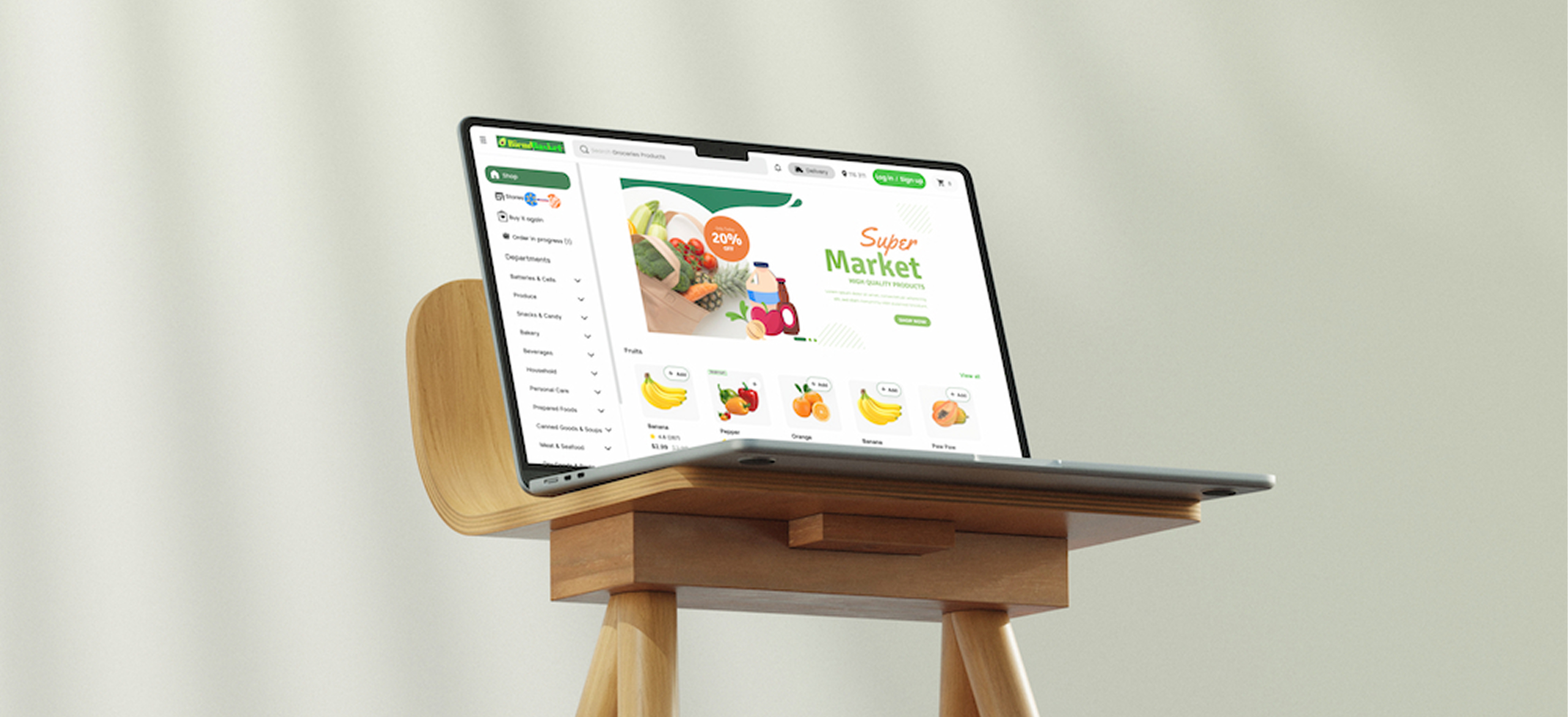 Blend Basket Android iOS grocery shopping app