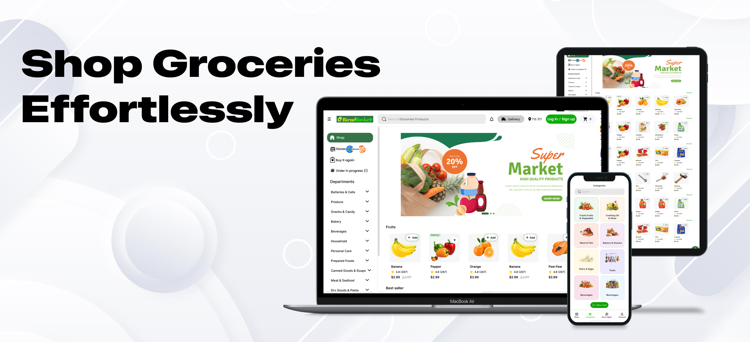 flutter grocery delivery app by Hardkore Tech