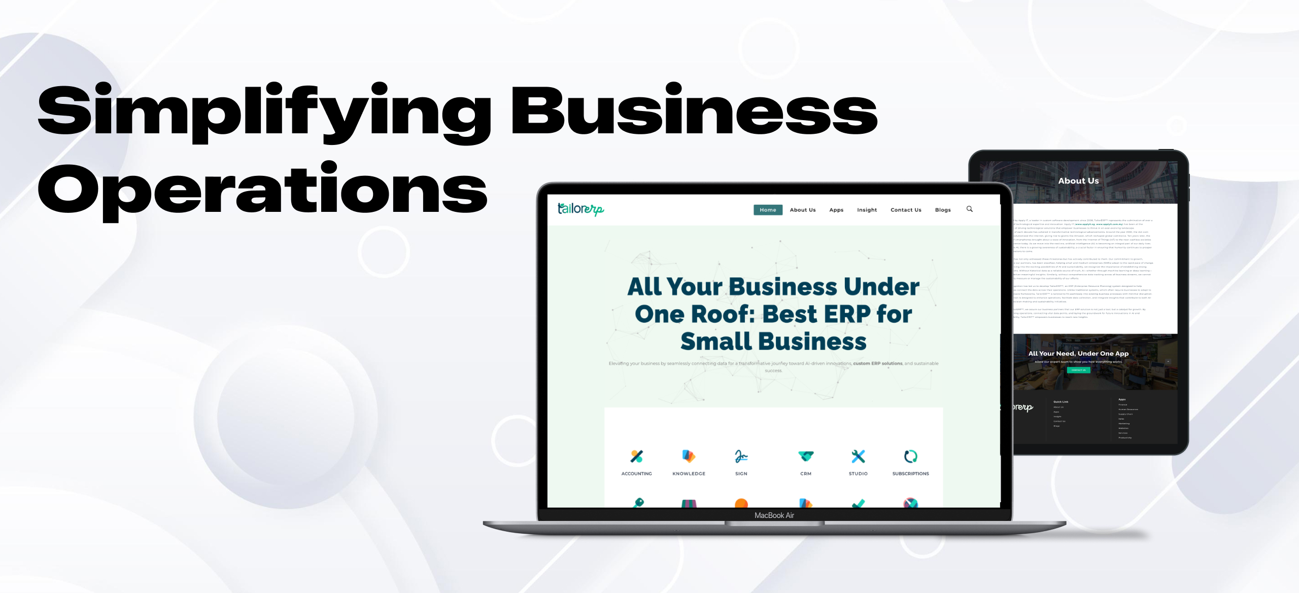 Tailor ERP custom ERP software development dashboard by Hardkore Tech