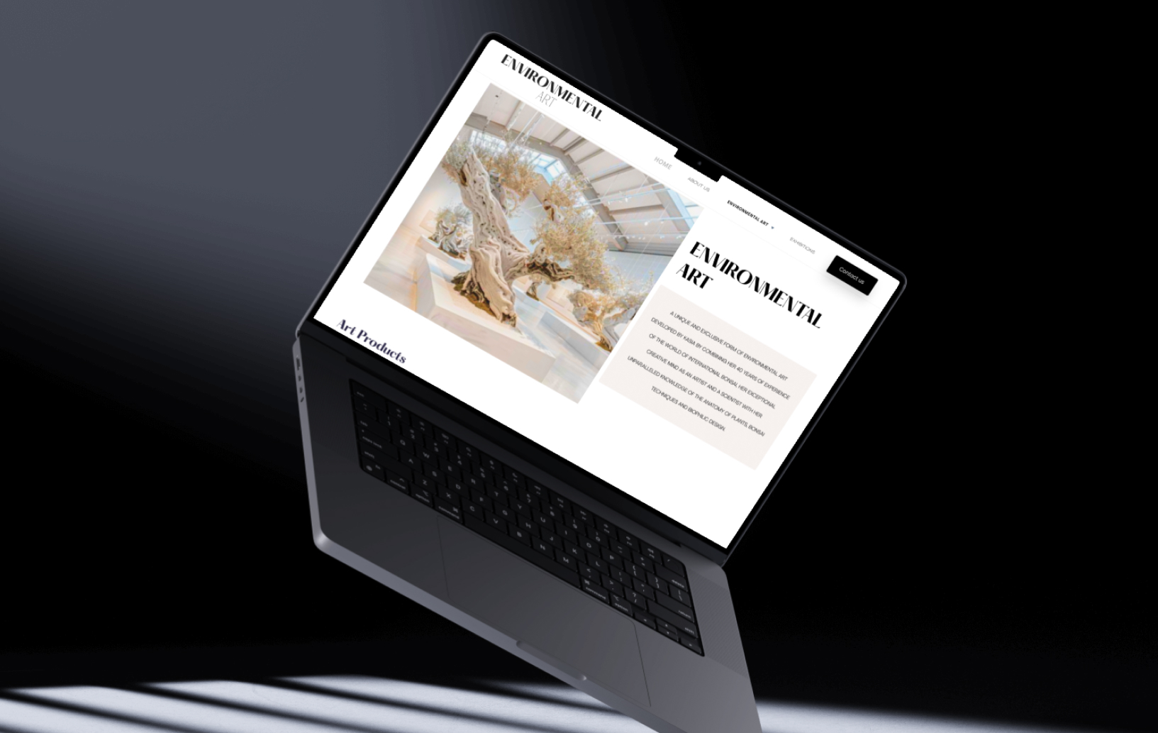 Environmental Art web development portfolio Hardkore Tech