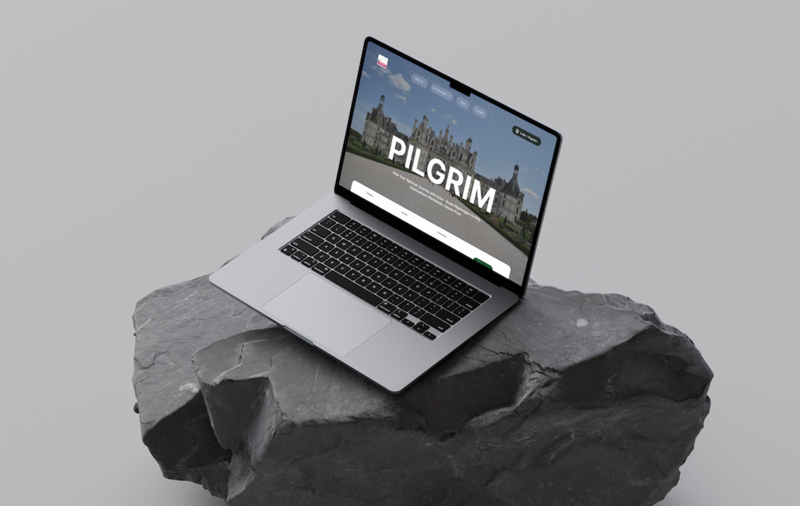 Pilgrim travel app development portfolio Hardkore Tech