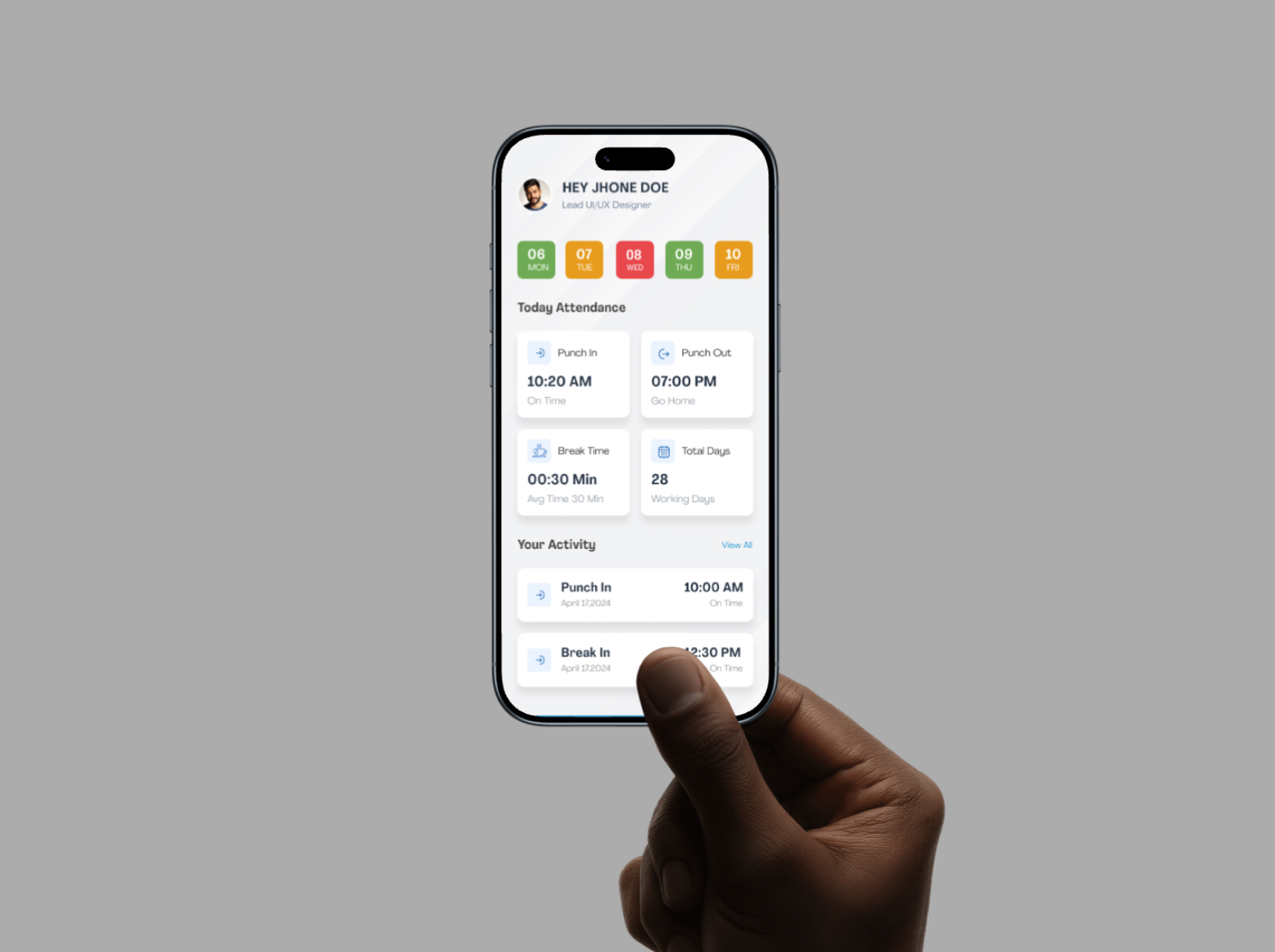 Vision One Access app development portfolio Hardkore Tech