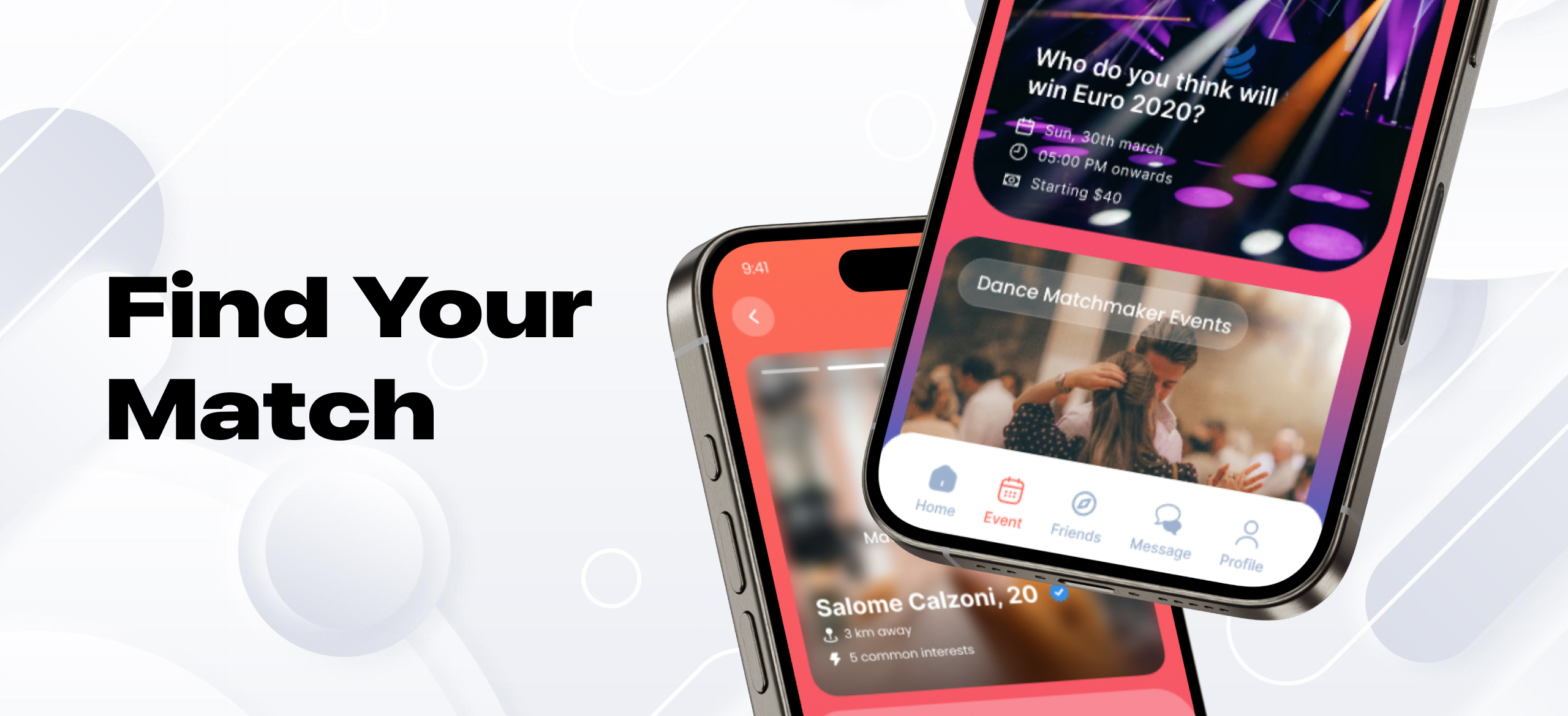 Dance MatchMaker partner matching app research Hardkore Tech portfolio