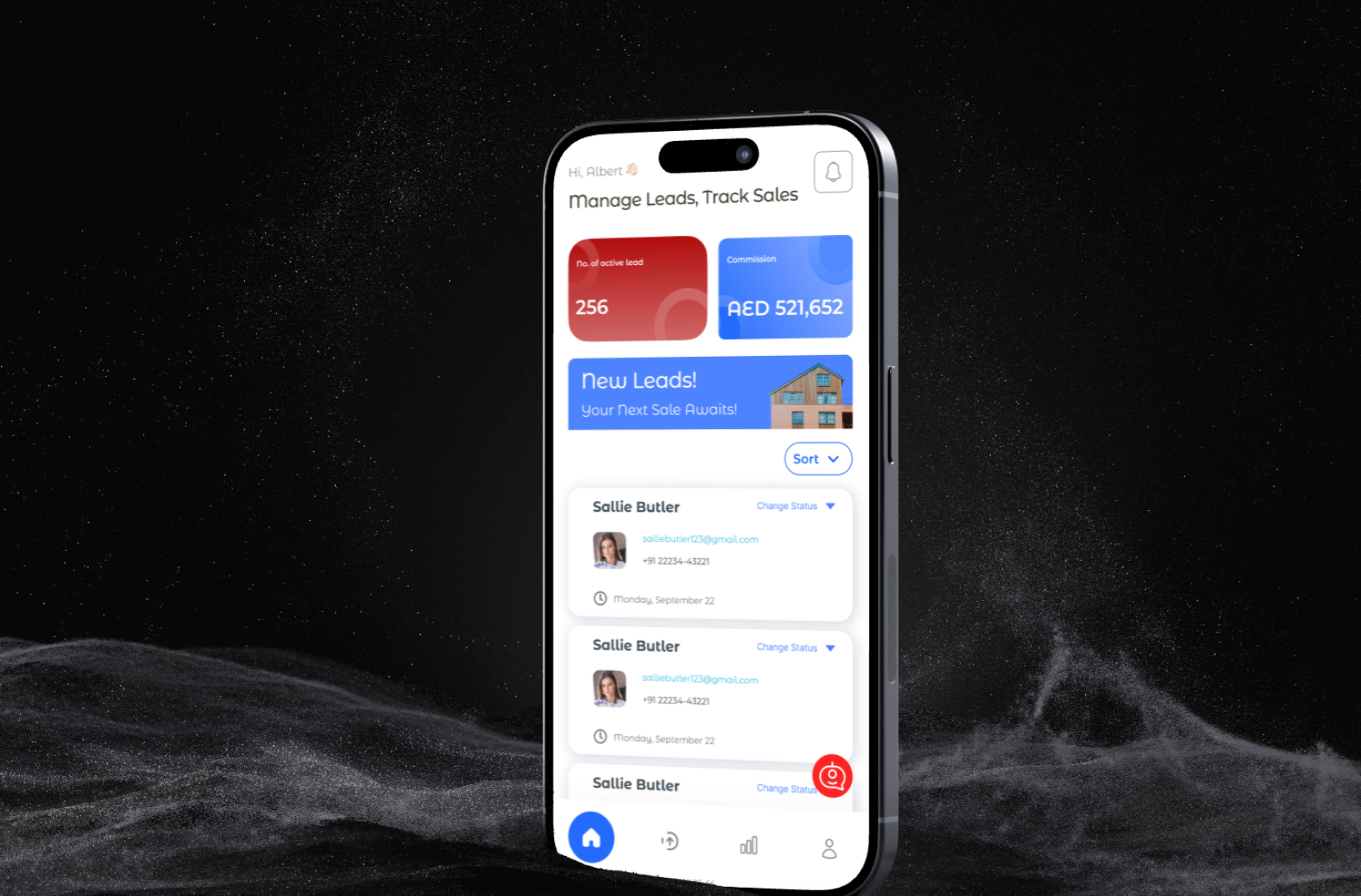 Face Dubai real estate app development portfolio Hardkore Tech