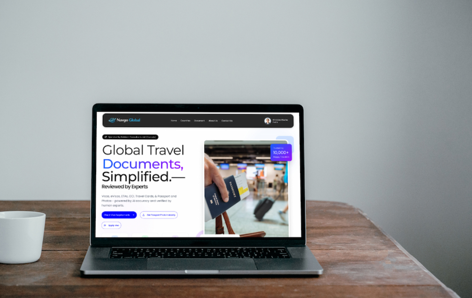 Navgo Global travel app development portfolio Hardkore Tech